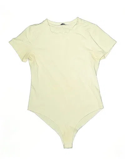 Pre-owned Mangopop Collection Bodysuit In Yellow