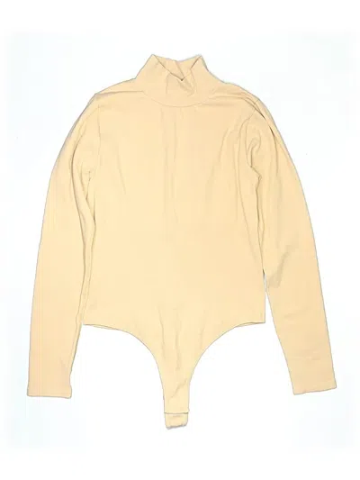 Pre-owned Mangopop Collection Bodysuit In Yellow