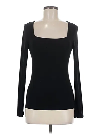 Pre-owned Mangopop Collection Long Sleeve T-shirt In Black