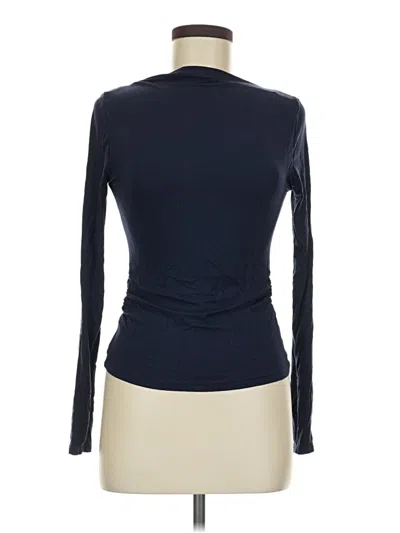 Pre-owned Mangopop Collection Long Sleeve Turtleneck In Blue