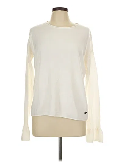 Pre-owned Manguun Collection Pullover Sweater In White
