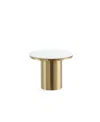 Manhattan Comfort Glenn Modern End Table In Gold