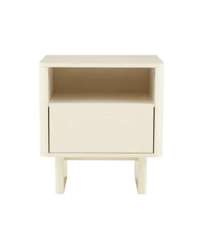 Manhattan Comfort 21.9" Wood Ella Modern 2-full Extension Drawer Nightstand