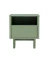 Manhattan Comfort 21.9" Wood Ella Modern 2-full Extension Drawer Nightstand