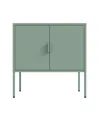 Manhattan Comfort Ava Modern Accent Cabinet With 2 Adjustable Shelves In Blue