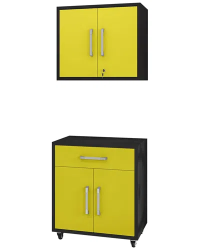 Manhattan Comfort 2pc Eiffel Garage Set