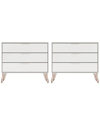 Manhattan Comfort 2pc Rockefeller Dresser Set
