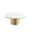 Manhattan Comfort Glenn Modern Coffee Table In Gold