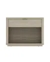 Manhattan Comfort 32" Evelyn Wood 1-drawer Nightstand In Brown