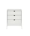 Manhattan Comfort 34.25" Wood Coney Mid-century Modern 3-drawer Dresser