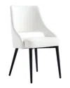 Manhattan Comfort 6pc Tremont Modern Leatherette Dining Chair With Metal Legs