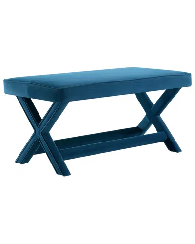 MANHATTAN COMFORT MANHATTAN COMFORT ABIGAIL MID-CENTURY MODERN VELVET UPHOLSTERED BENCH