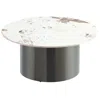 Manhattan Comfort Alondra Modern Coffee Table In Black In Black