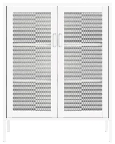 Manhattan Comfort Amelia Modern Accent Cabinet With 3 Adjustable Shelves