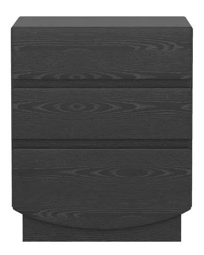 Manhattan Comfort Ardea 20in Nightstand In Black