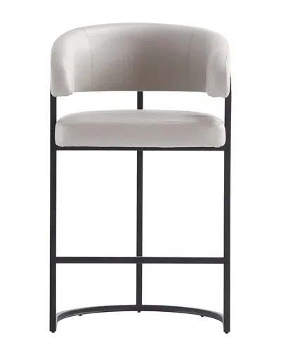 Manhattan Comfort Augusta Counter Stool In Gray