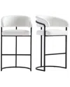MANHATTAN COMFORT MANHATTAN COMFORT SET OF 2 AUGUSTA BARSTOOLS