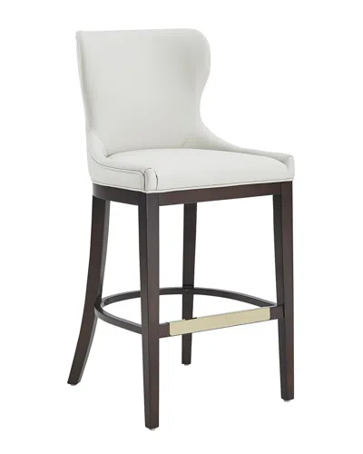 Manhattan Comfort Blair Leatherette Barstool With Beech Wood Legs
