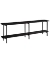 Manhattan Comfort Celine Modern Side Table Console In Black