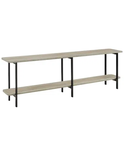 Manhattan Comfort Celine Modern Side Table Console In Grey
