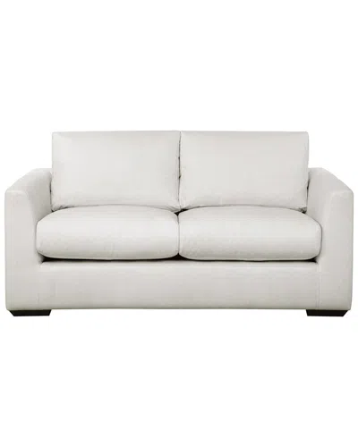 Manhattan Comfort Cleo Contemporary Upholstered Loveseat In Cream In White