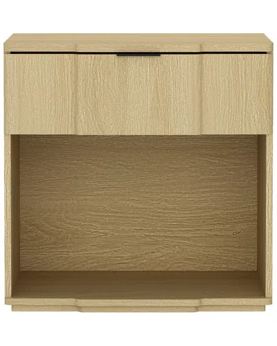 Manhattan Comfort Clive 22in Nightstand In Brown