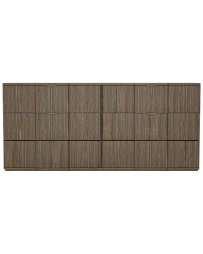 Manhattan Comfort Clive 72in Dresser In Brown