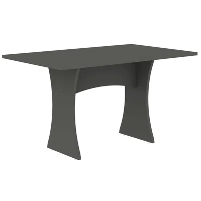 MANHATTAN COMFORT MANHATTAN COMFORT CONEY 53.14" MID-CENTURY MODERN DINING TABLE IN GREY