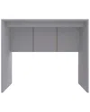 Manhattan Comfort Cornelia Desk In Grey