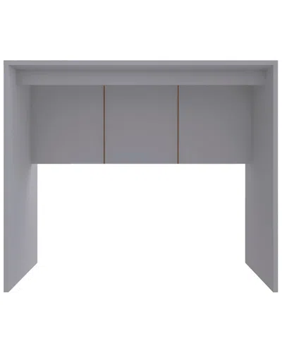 Manhattan Comfort Cornelia Desk In Grey