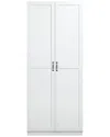 Manhattan Comfort Cornelia Modern Storage Closet 2 In White