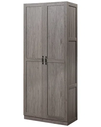 MANHATTAN COMFORT MANHATTAN COMFORT CORNELIA MODERN STORAGE CLOSET 2.0 WITH 4 FIXED & ADJUSTABLE  SHELVES