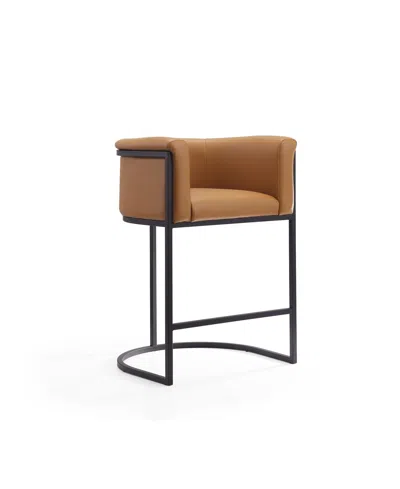 Manhattan Comfort Cosmopolitan Leatherette Upholstered Counter Stool