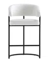 Manhattan Comfort Counter Stool - Set Of 3 White