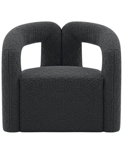 Manhattan Comfort Darian Accent Chair In Black
