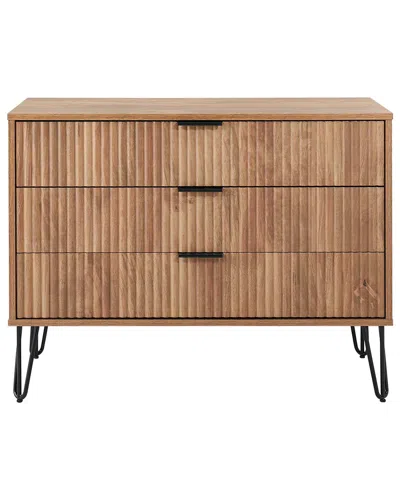 Manhattan Comfort Dumbo Modern Dresser In Brown
