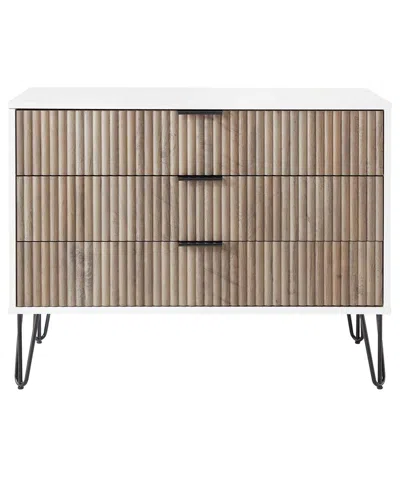 Manhattan Comfort Dumbo Modern Dresser In Brown