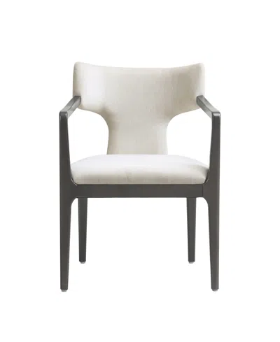 Manhattan Comfort Eloria 33.5" Chenille Upholstered Dining Side Chair In White