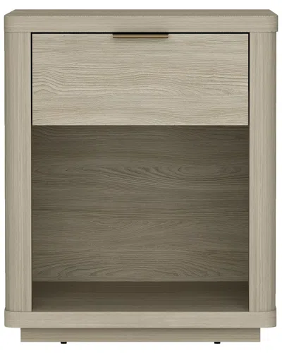 Manhattan Comfort Evelyn Modern Nightstand With 1 Full Extension Drawer In Green