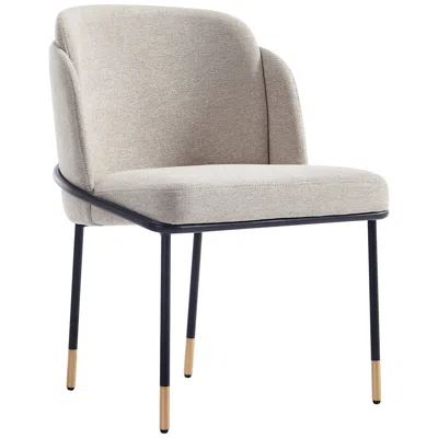 Manhattan Comfort Flor Wheat Fabric Dining Chair