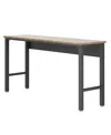 Manhattan Comfort Fortress 37.6" Metal Garage Table In Gray