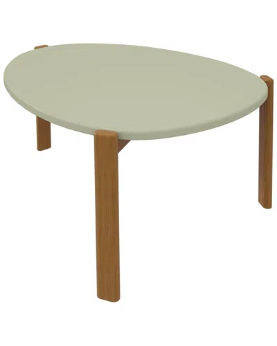Manhattan Comfort Gales Coffee Table In Pistachio Green