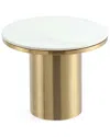Manhattan Comfort Glenn Modern End Table In Gold