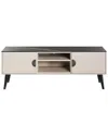 Manhattan Comfort Haley 55.10in Mid-century Modern Tv Stand In White