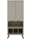 Manhattan Comfort Hampton 26.77in Display Cabinet