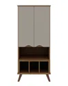 Manhattan Comfort Hampton Display Cabinet In White