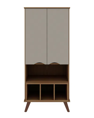Manhattan Comfort Hampton Display Cabinet In White