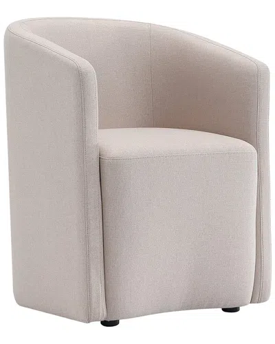 Manhattan Comfort Hearth Upholstered Armchair In Gray