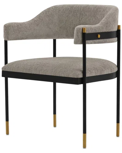 Manhattan Comfort Lia Dining Armchair In Gray