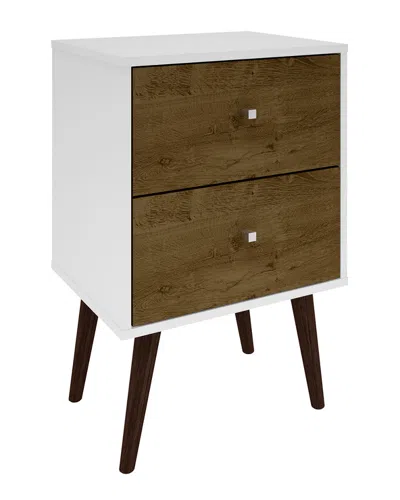 Manhattan Comfort Liberty Mid Century Modern Nightstand